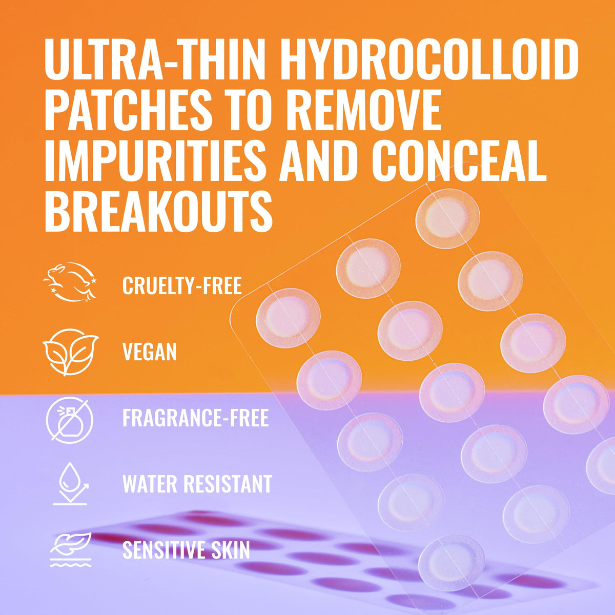 Good Molecules Pimple Patches, Hydrocolloid Patches for Face, 60 Count