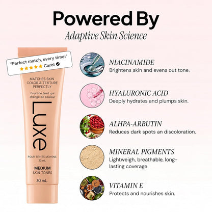 Luxe Color Changing Foundation – Medium