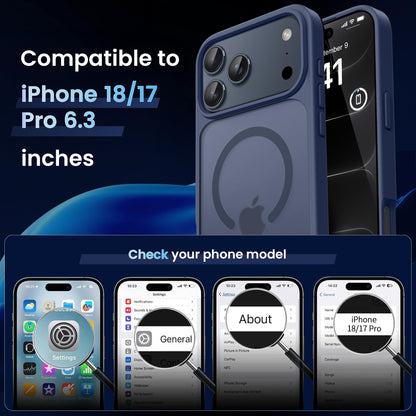 CACOE Magnetic Case for iPhone 17 6.3 inch, Light Purple