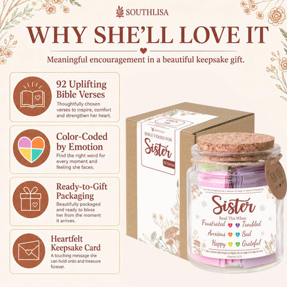 Read This When Bible Verses Jar – Birthday Gifts for Women, Christian Gifts, Christmas Gift for Women, Gift for Mom from Daughter
