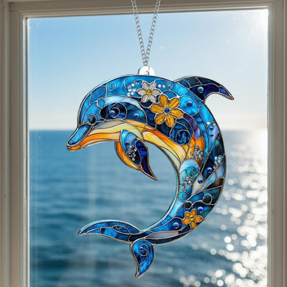 Sea Turtle Gift for Women, Mom & Daughter Christmas Ornament with Card