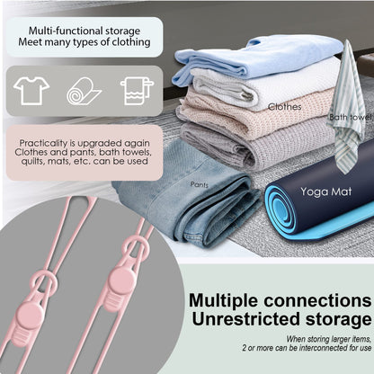 Silicone Cable Ties, Cord Organizer Cable Management,2Sizes-Grey