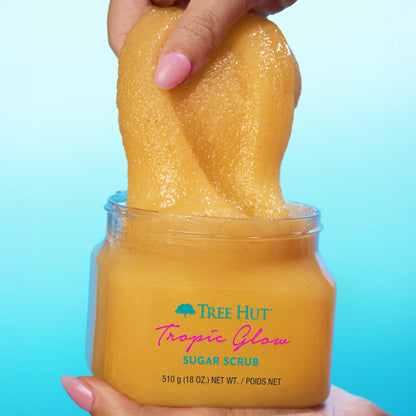 Tree Hut Vanilla Body Scrub, Exfoliating Sugar Scrub, Vegan, 18 Oz