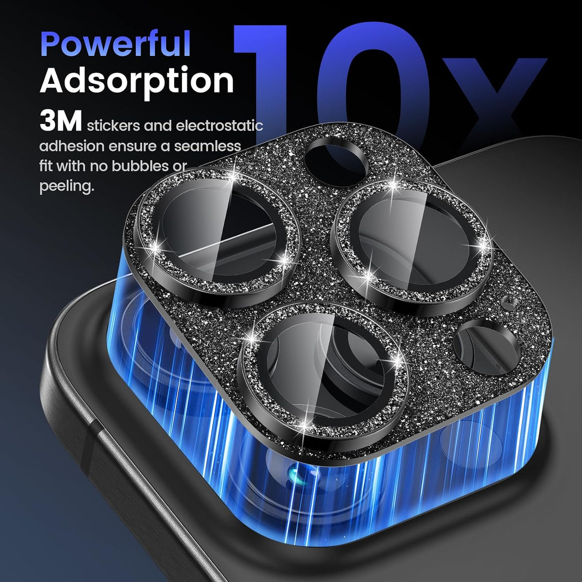 Tensea for iPhone 15 Pro Max/iPhone 15 Pro Camera Lens Protector
