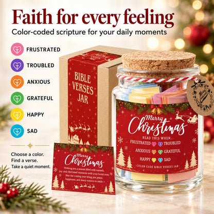Read This When Bible Verses Jar – Birthday Gifts for Women, Christian Gifts, Christmas Gift for Women, Gift for Mom from Daughter