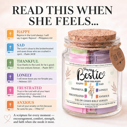 Read This When Bible Verses Jar – Birthday Gifts for Women, Christian Gifts, Christmas Gift for Women, Gift for Mom from Daughter