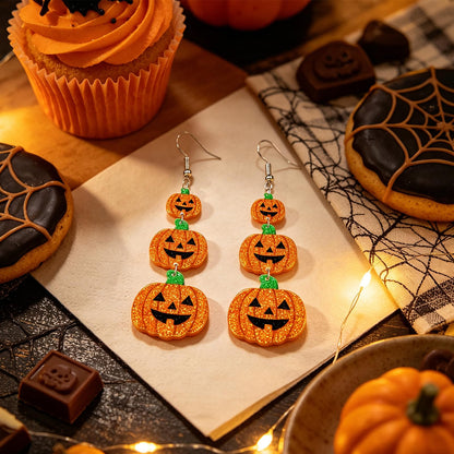 Hocus Pocus Earrings for Women Spooky Witch Halloween Pumpkin Earrings Halloween Accessories Witch Jewelry