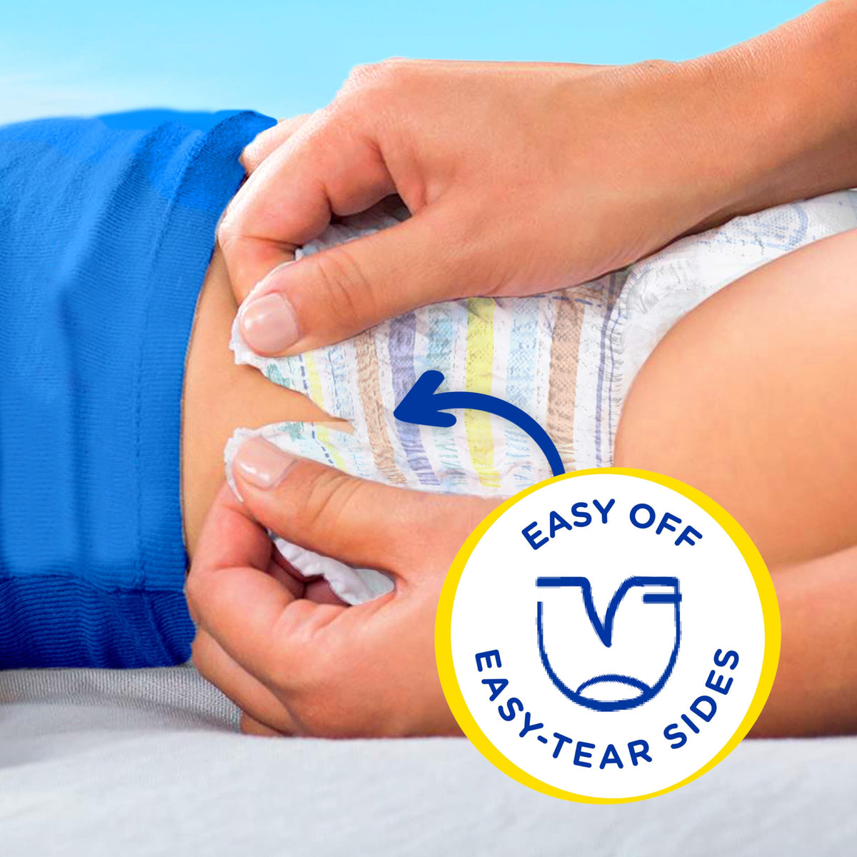 Pampers Splashers Swim Diapers, Size 4, 18 Count, Disposable Swim Diapers, Contains Mess, No Swell