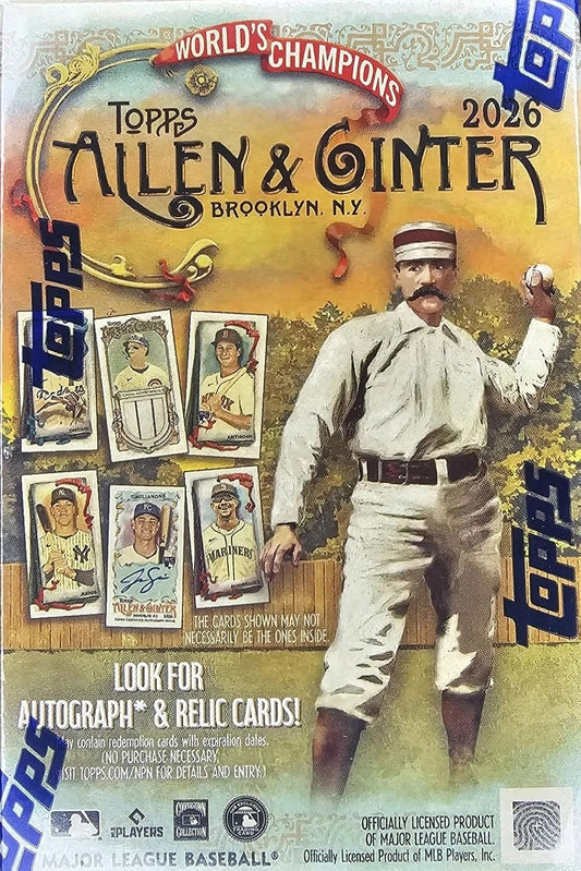2026 Topps Allen & Ginter Baseball BLASTER box (8 pks/bx)