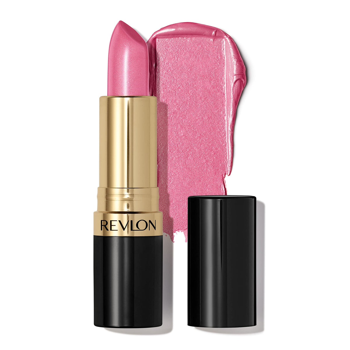 Revlon Super Lustrous Lipstick, Creamy Formula For Soft, Fuller-Looking Lips, Moisturized Feel, 028 Cherry Blossom, 0.15 oz