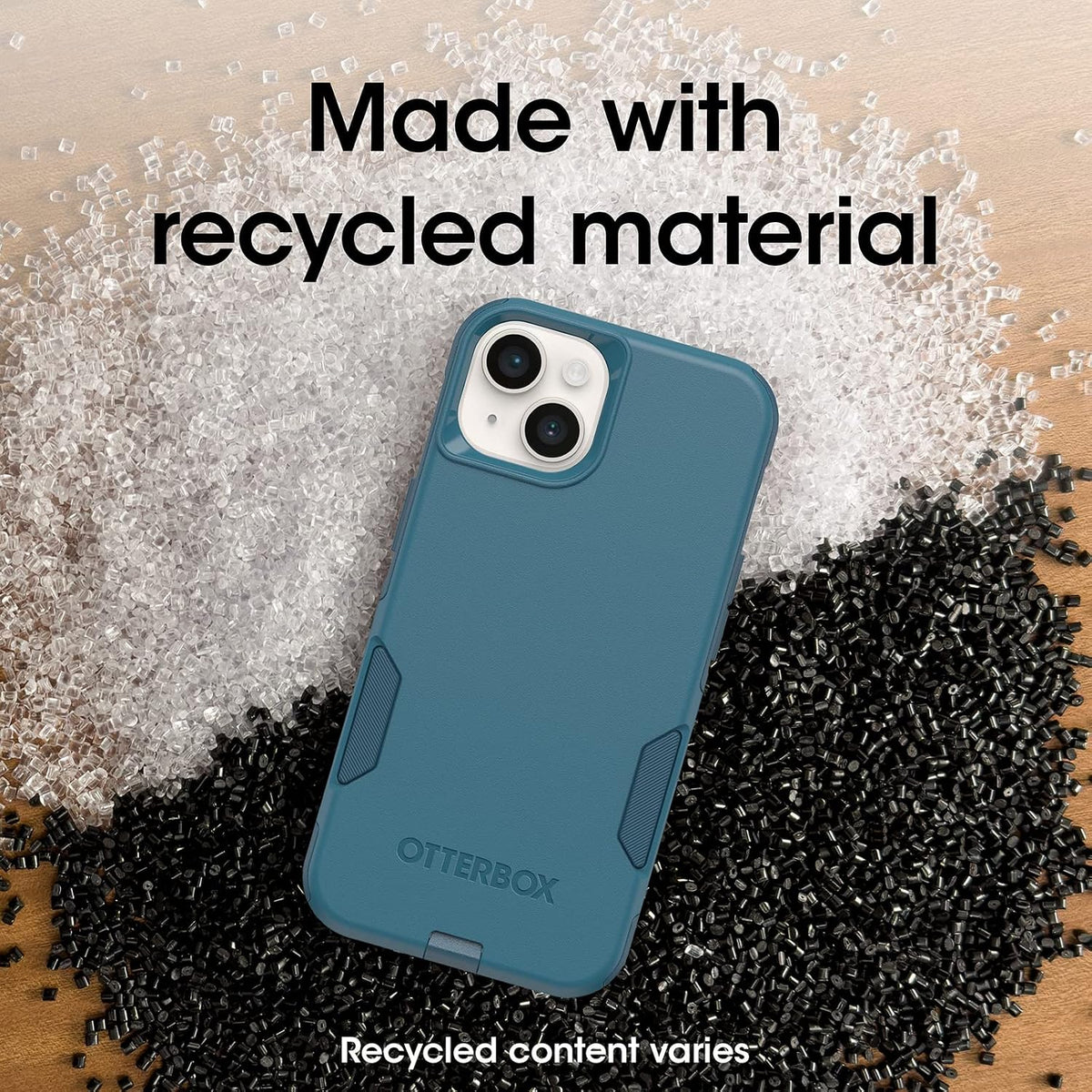 OtterBox iPhone 14 & iPhone 13 Commuter Series Case - BLACK , slim & tough, pocket-friendly, with port protection