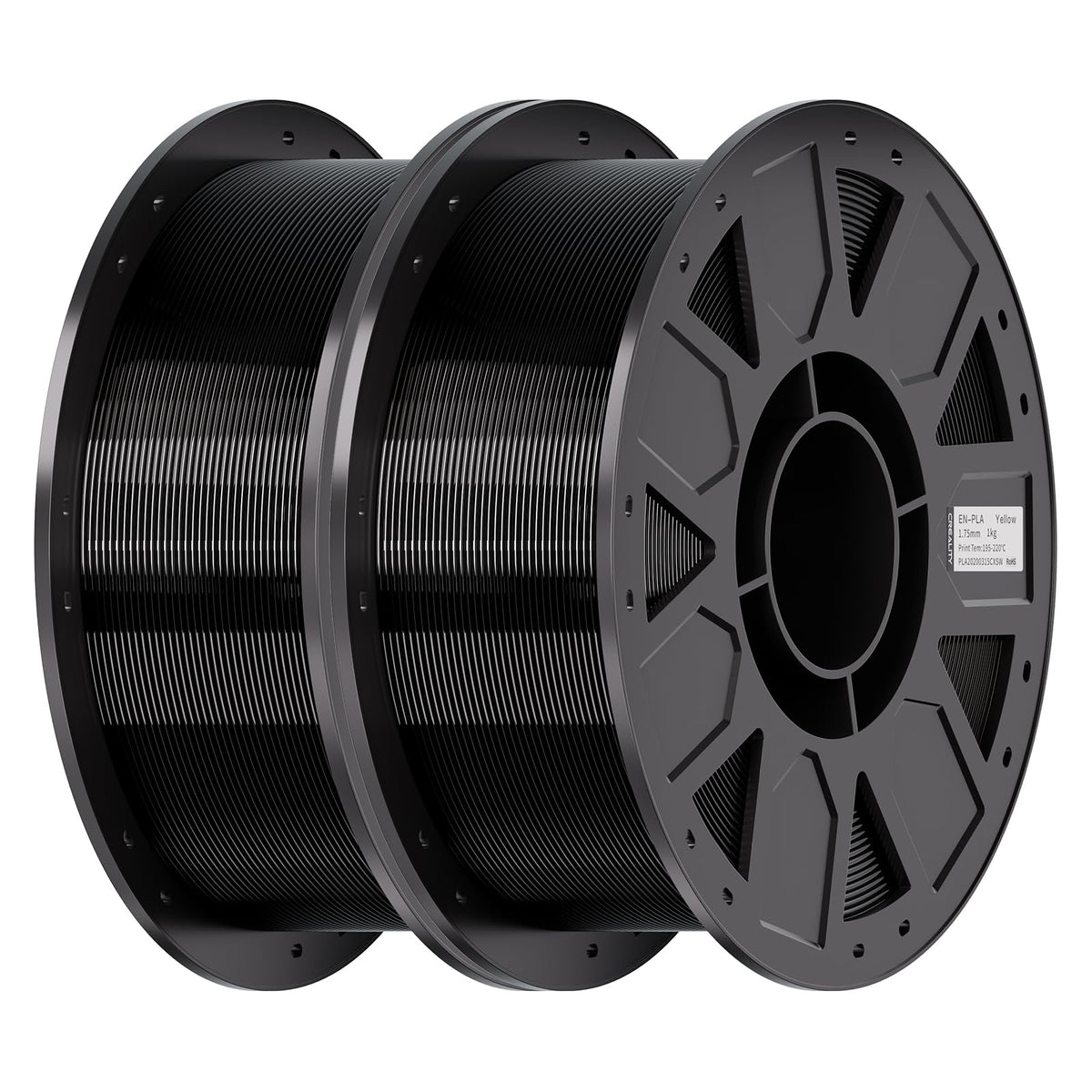 Creality PETG Filament 1.75mm 4KG, Black+White+Blue+Red, Total 4-Pack
