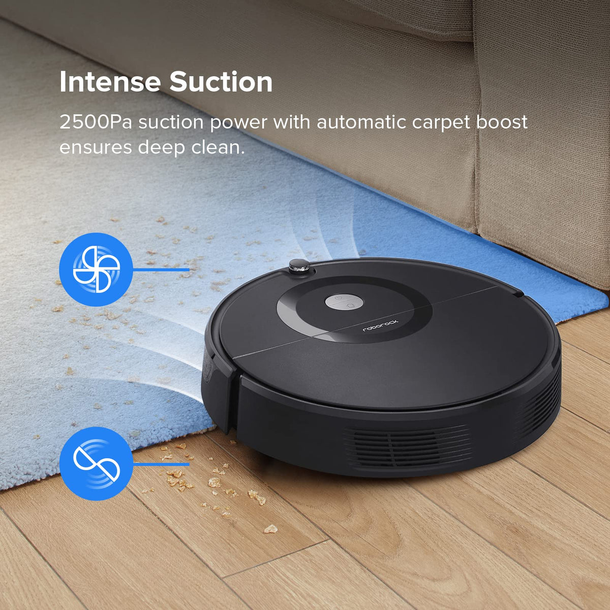 roborock Q7 M5+ Robot Vacuum and Mop, Up to 7-9 Weeks Self-Empty, 10000Pa