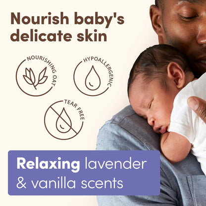 Aveeno Baby Calming Comfort Bath & Body Wash, Lavender & Vanilla, 8 fl oz