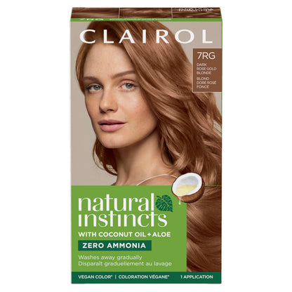 Clairol Natural Instincts Demi-Permanent Hair Dye, 4 Dark Brown | 1 Pack