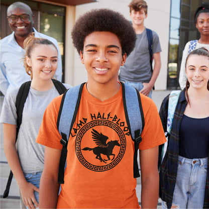 Youth Size Orange Camp Half Blood T-Shirt