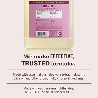 MRS. MEYER'S CLEAN DAY Hand Soap Refill, Lemon Verbena Scent, 33 Fl Oz Bottle