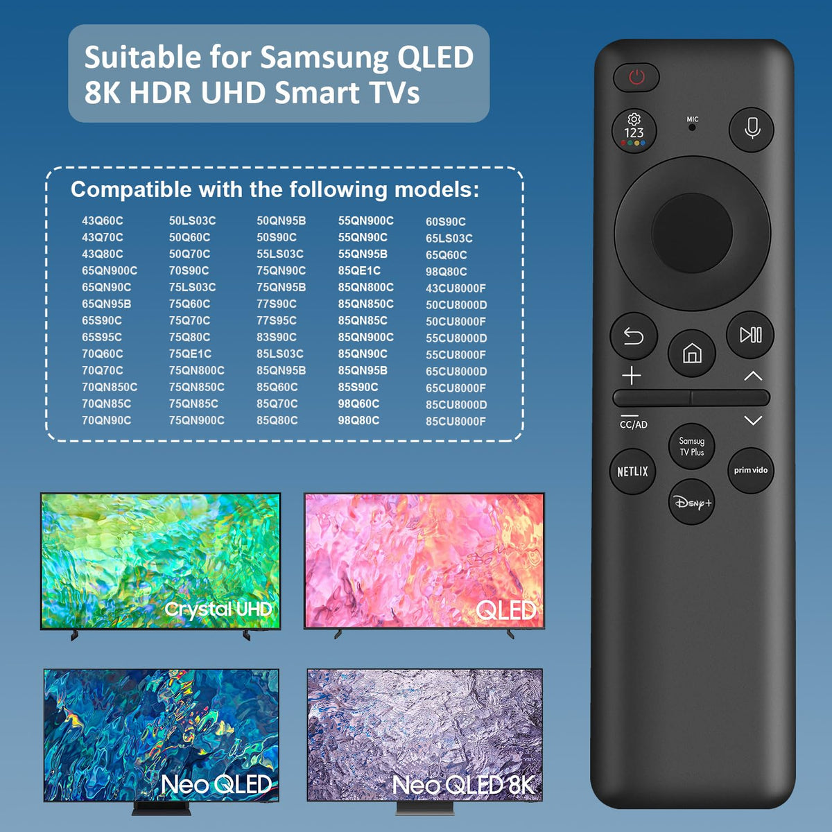 (2-Pack) for LG Smart TV Remote Control Replacement, for All LG Smart TVs