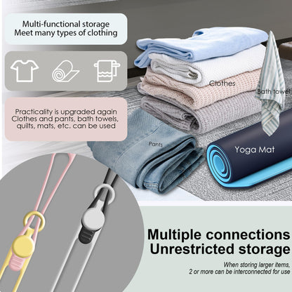 Silicone Cable Ties, Cord Organizer Cable Management,2Sizes-Grey