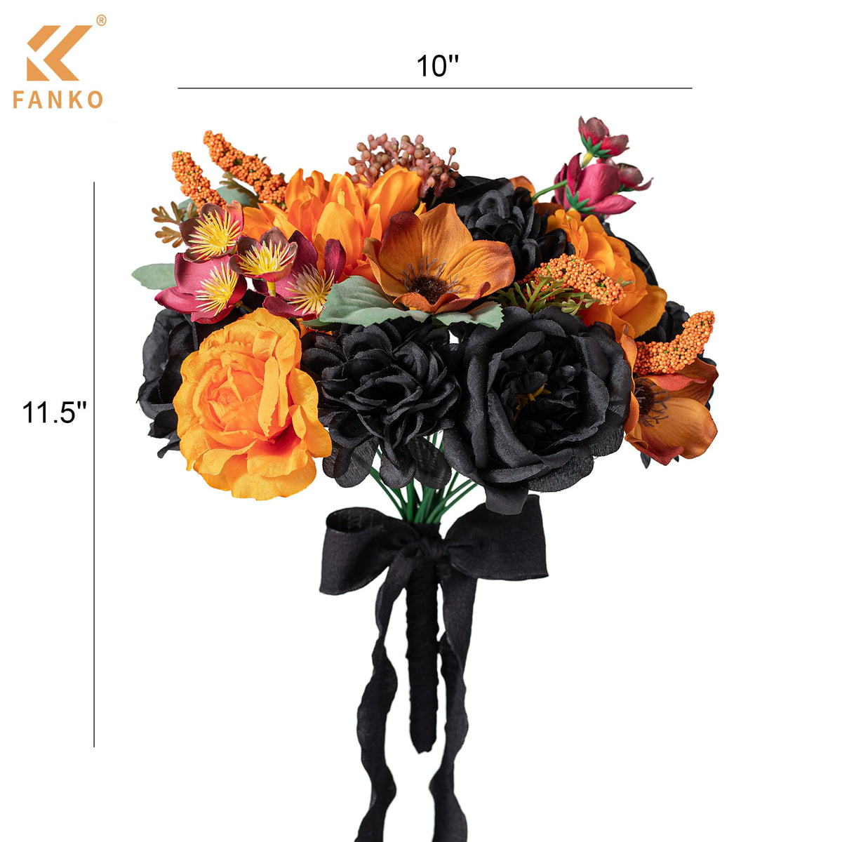 Fall Artificial Flowers DIY Bouquet Combo Faux Rose for Home Decor