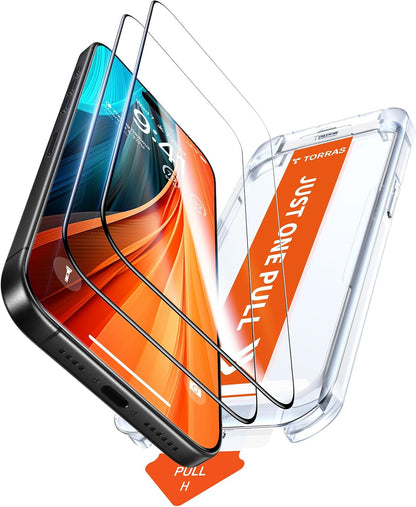 TORRAS Military-Grade Unbreakable for iPhone 18 Pro Screen Protector 2-Pack