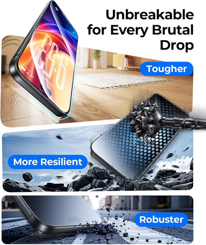 DIMONCOAT Top 9H++ 2 Pack for iPhone 17 Pro Privacy Screen Protector 6.3''