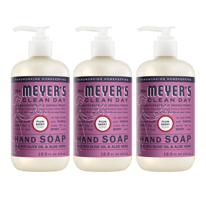 MRS. MEYER'S CLEAN DAY Liquid Hand Soap, Lemon Verbena, 12.5 fl oz, 3 Pack