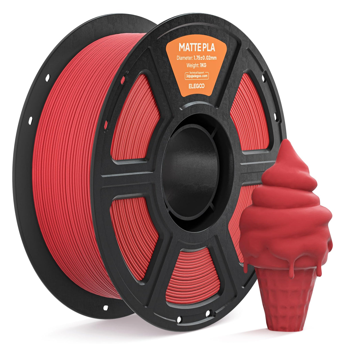 ELEGOO Matte PLA 3D Printer Filament 1.75mm Navy Blue 1KG