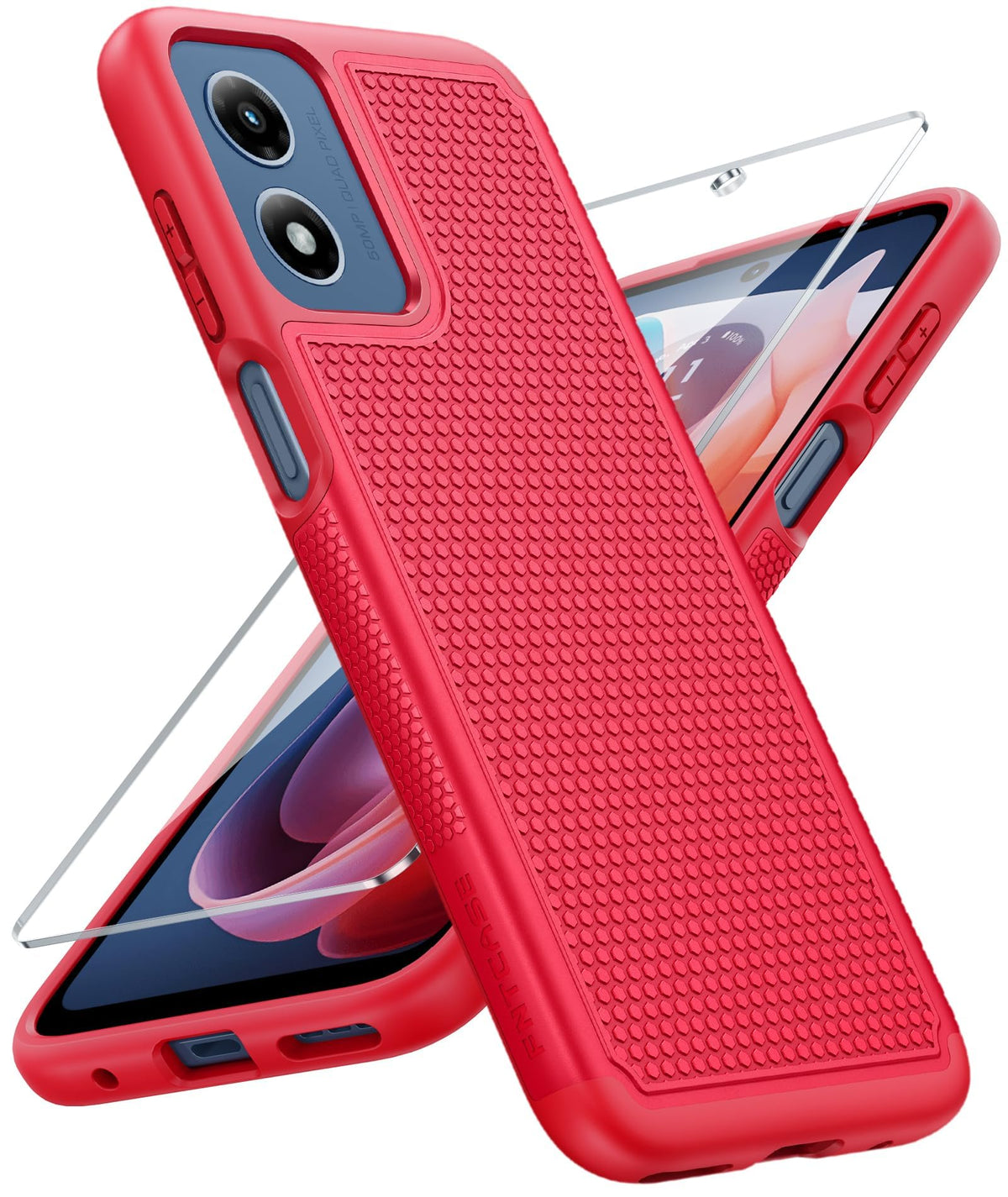 FNTCASE for Google Pixel 9a Case: Green Non Slip Textured