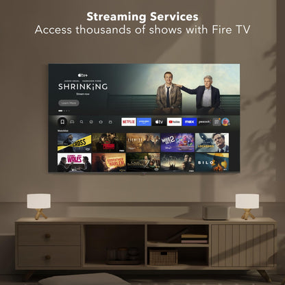 Insignia 65" Class F50 Series LED 4K UHD Smart Fire TV, Voice Remote with Alexa, Stream Live TV Without Cable