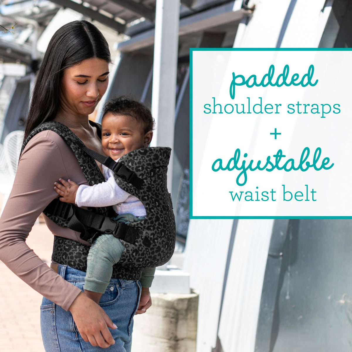 Infantino Flip 4-in-1 Baby Carrier Convertible Ergonomic, Gray