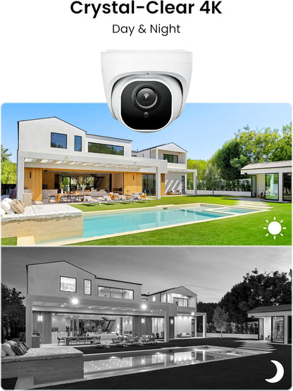 REOLINK 8CH 4K/8MP Home Security Camera System with 2TB HDD RLK8-800D4