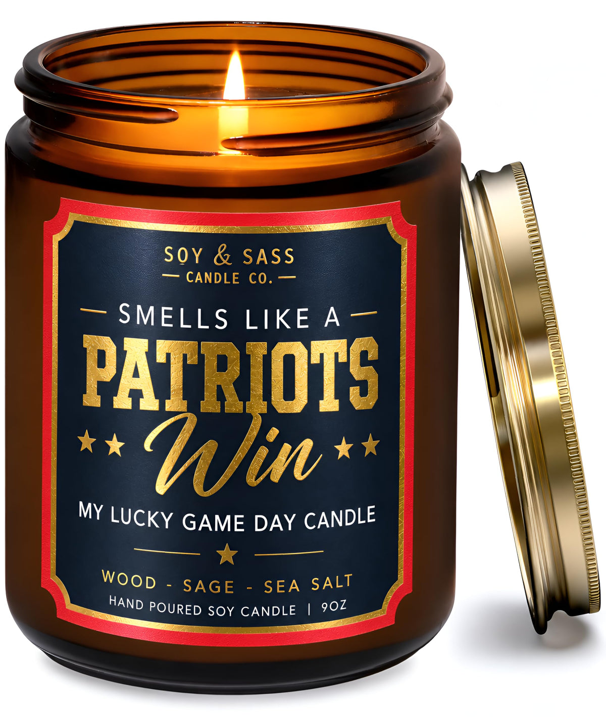 Vikings Gifts for Women / Men - Smells like a Vikings Win Candle, USA Made
