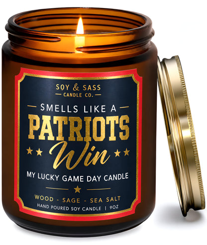 Vikings Gifts for Women / Men - Smells like a Vikings Win Candle, USA Made