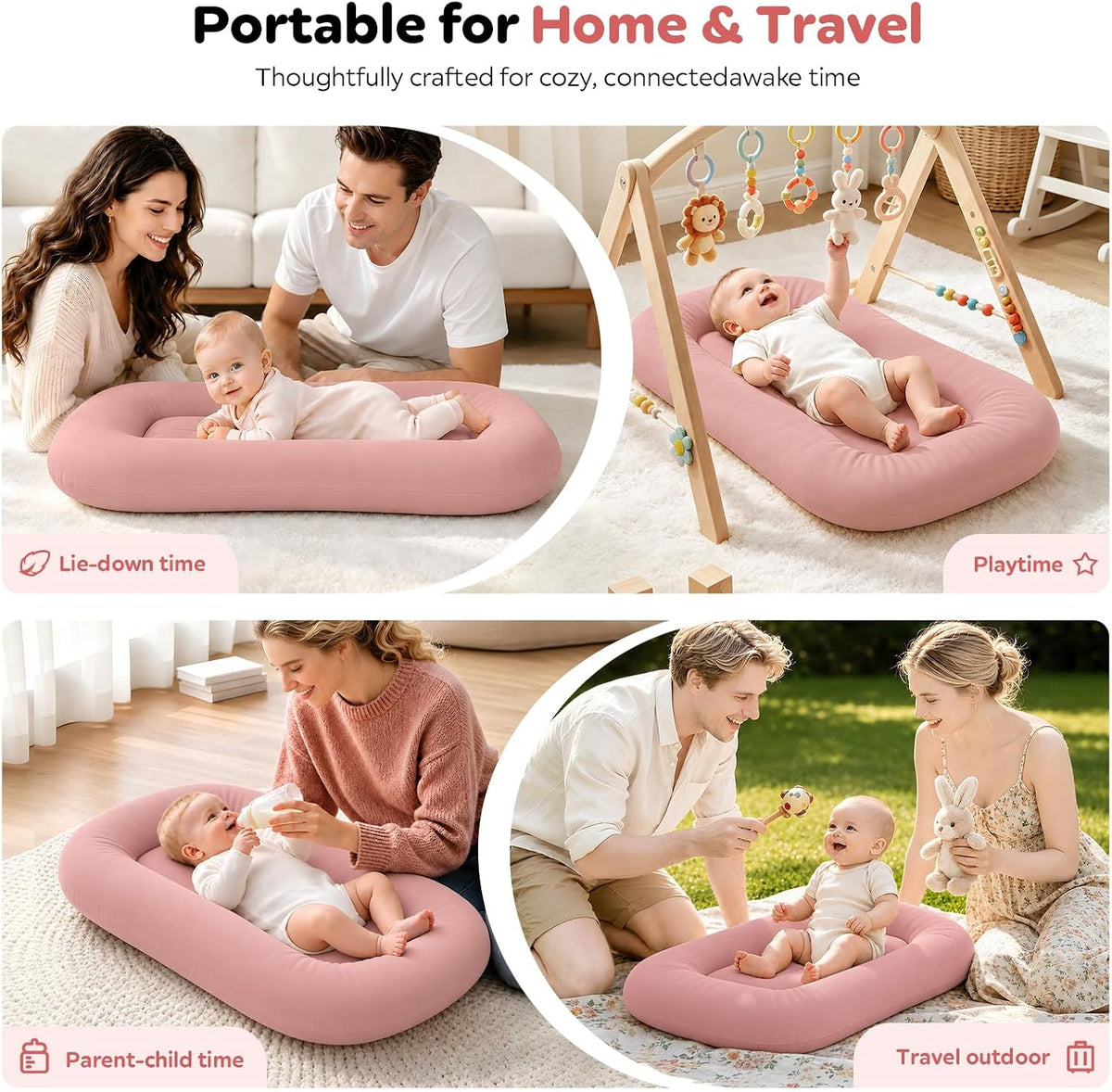 Baby Lounger for Newborns 0-24 Months - Baby Essentials