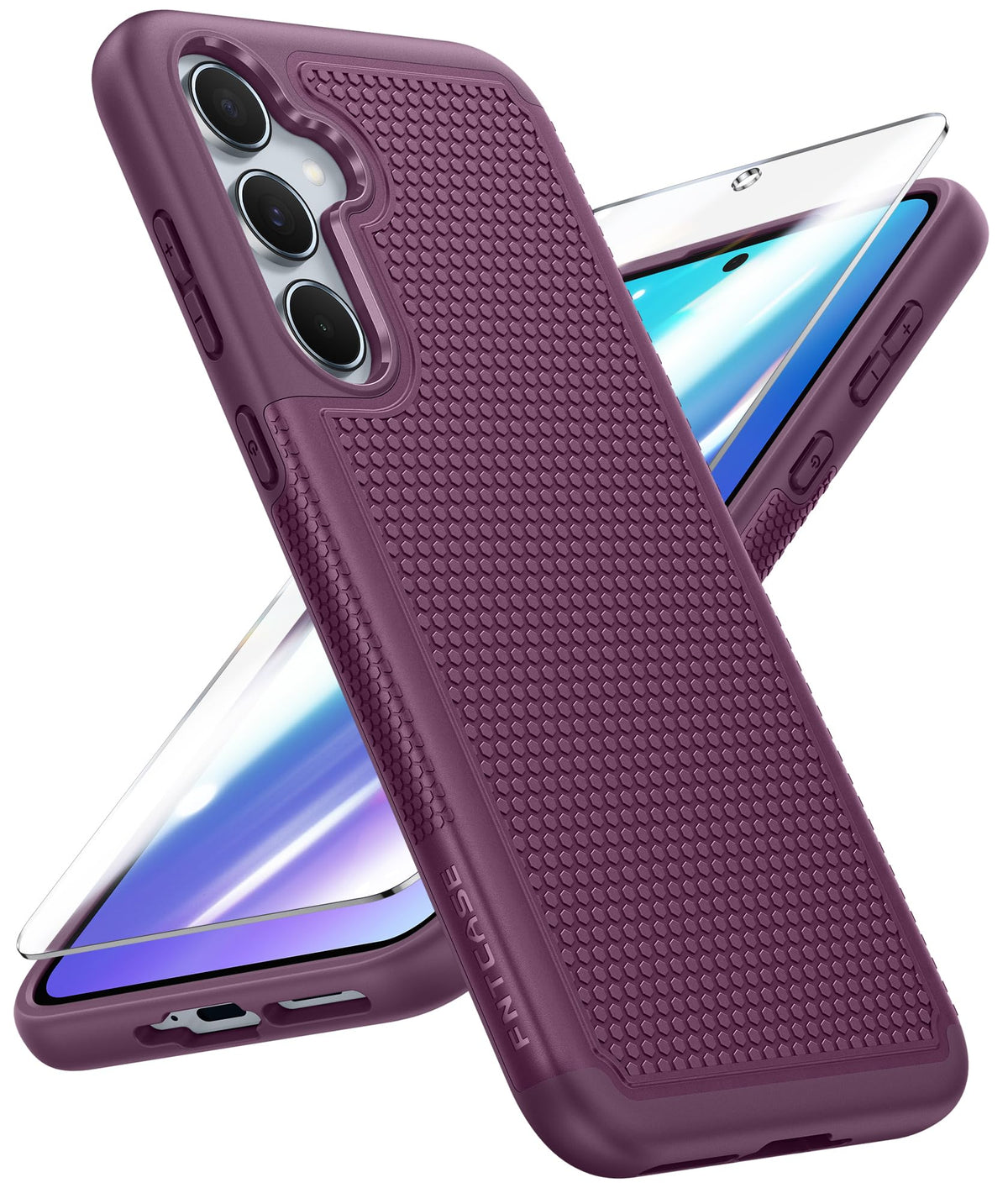 FNTCASE for Google Pixel 9a Case: Green Non Slip Textured