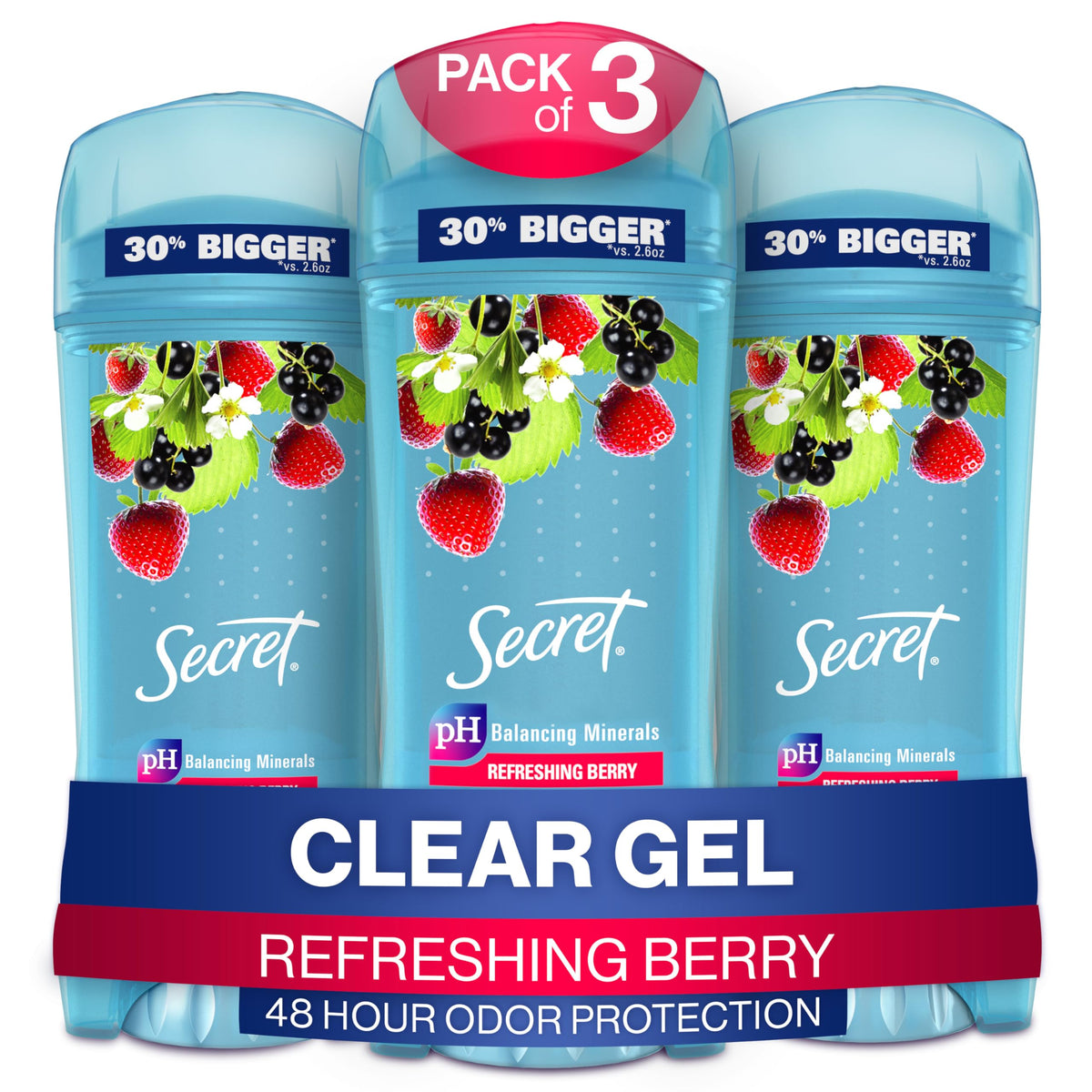 Secret Antiperspirant Deodorant for Women, Cozy Vanilla Scent, 2.6 oz