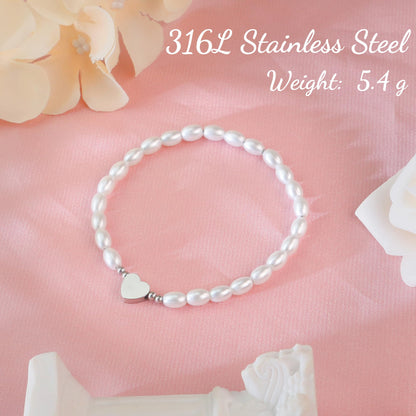 Pearl Bracelets for Women and Girls, Dainty Bracelet Wedding Pearl Jewelry