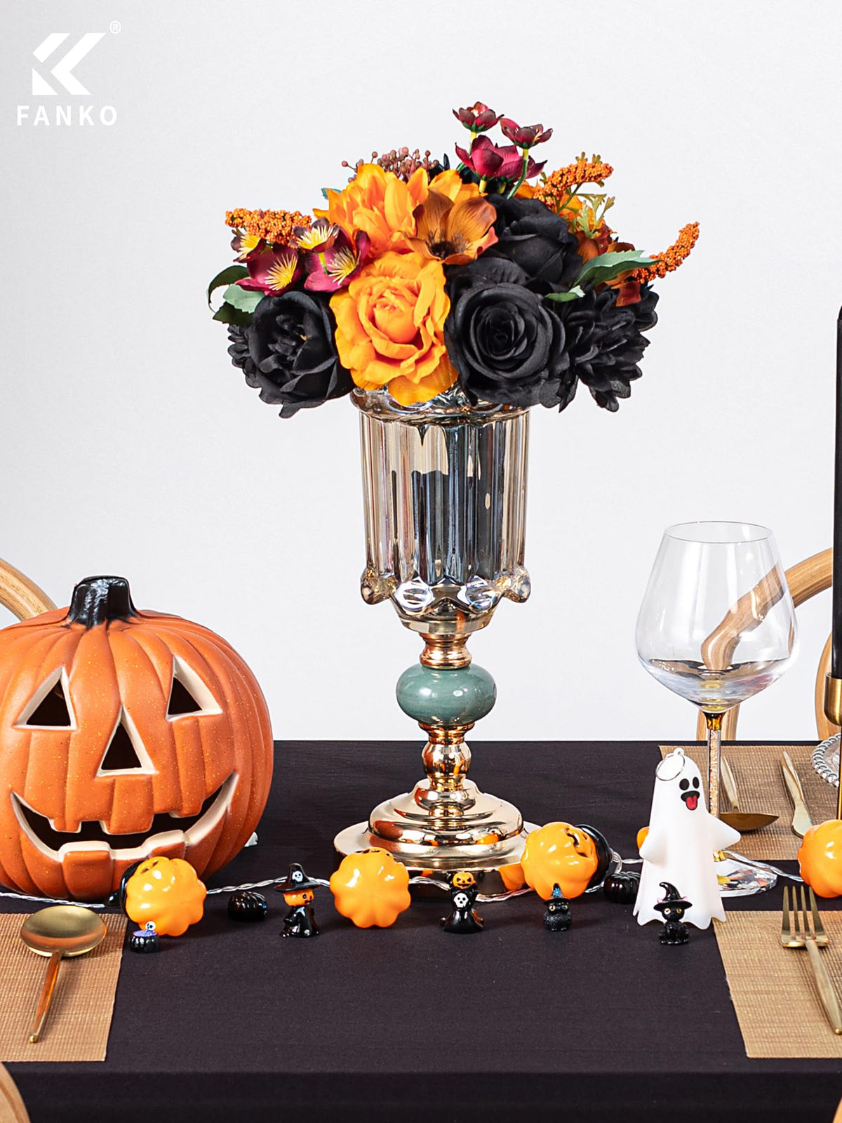 Fall Artificial Flowers DIY Bouquet Combo Faux Rose for Home Decor