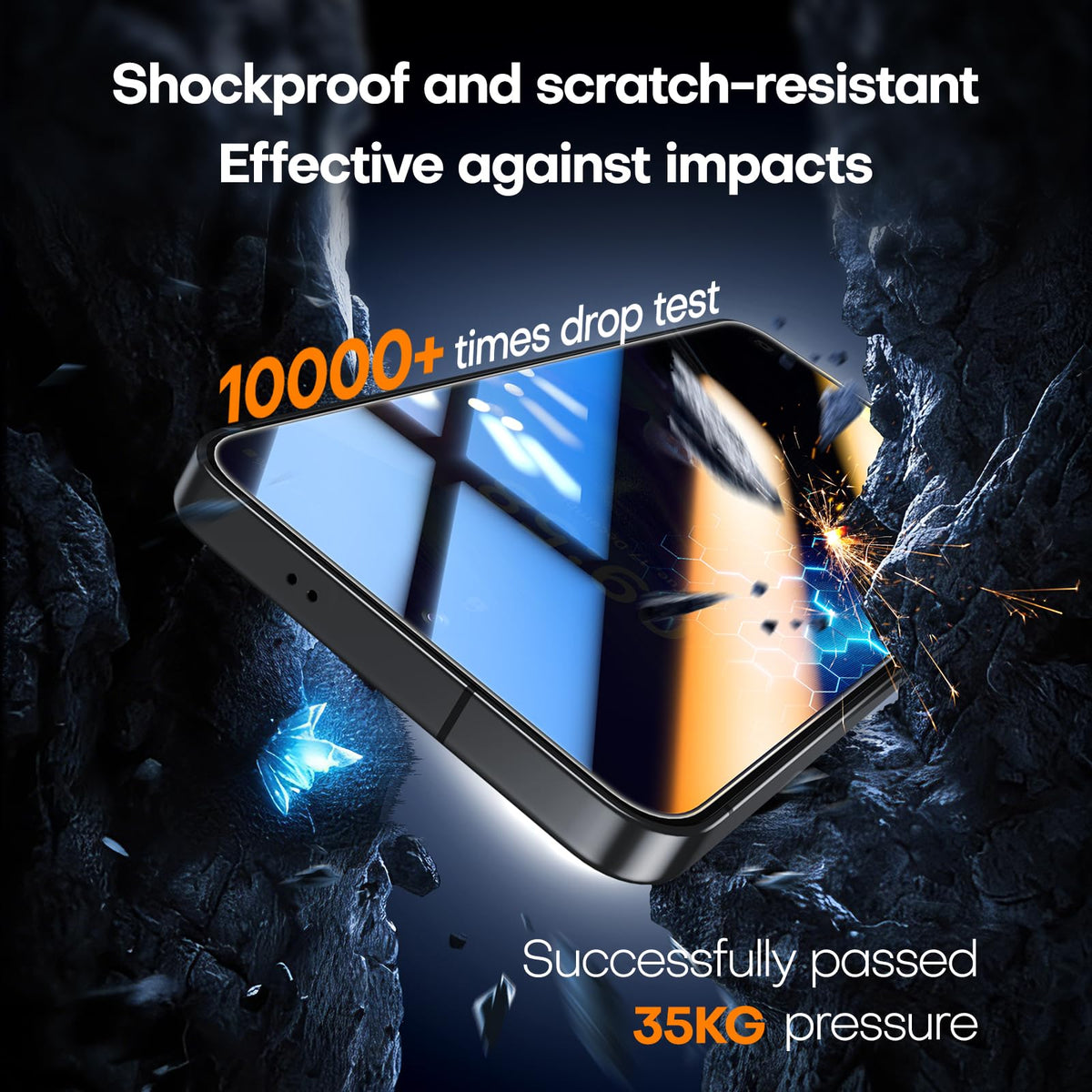 TAURI 2 Pack for Samsung Galaxy Z Fold 8 Ultra Privacy Screen Protector