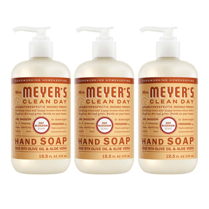 MRS. MEYER'S CLEAN DAY Liquid Hand Soap, Lemon Verbena, 12.5 fl oz, 3 Pack