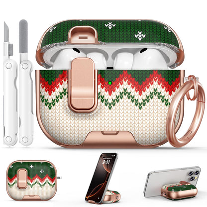 for AirPods Pro 2nd/1st Case (2023-2019)-Purple Bell Flower