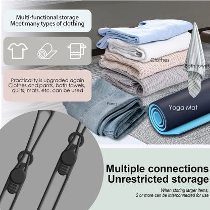 Silicone Cable Ties, Cord Organizer Cable Management,2Sizes-Grey