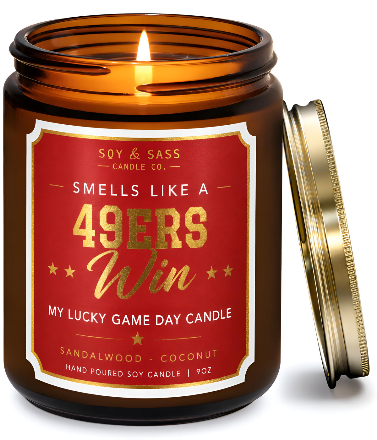 Vikings Gifts for Women / Men - Smells like a Vikings Win Candle, USA Made