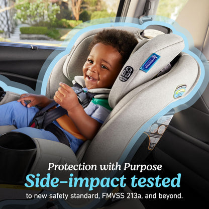 Graco Extend2Fit 2-in-1 Convertible Car Seat, Gotham