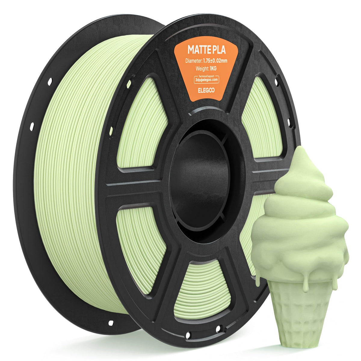 ELEGOO Matte PLA 3D Printer Filament 1.75mm Navy Blue 1KG