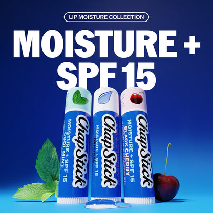 ChapStick Moisturizer Original Lip Balm Tubes, SPF 15 and Skin Protectant - 0.15 Oz (Pack of 3)
