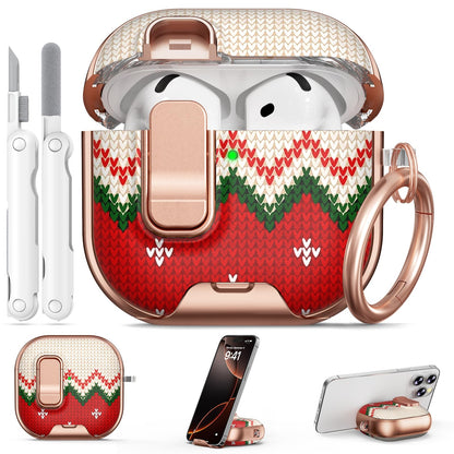for AirPods Pro 2nd/1st Case (2023-2019)-Purple Bell Flower