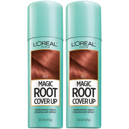 L'Oreal Paris Magic Root Gray Hair Cover Up, Medium Brown, 2 oz, 2 Count