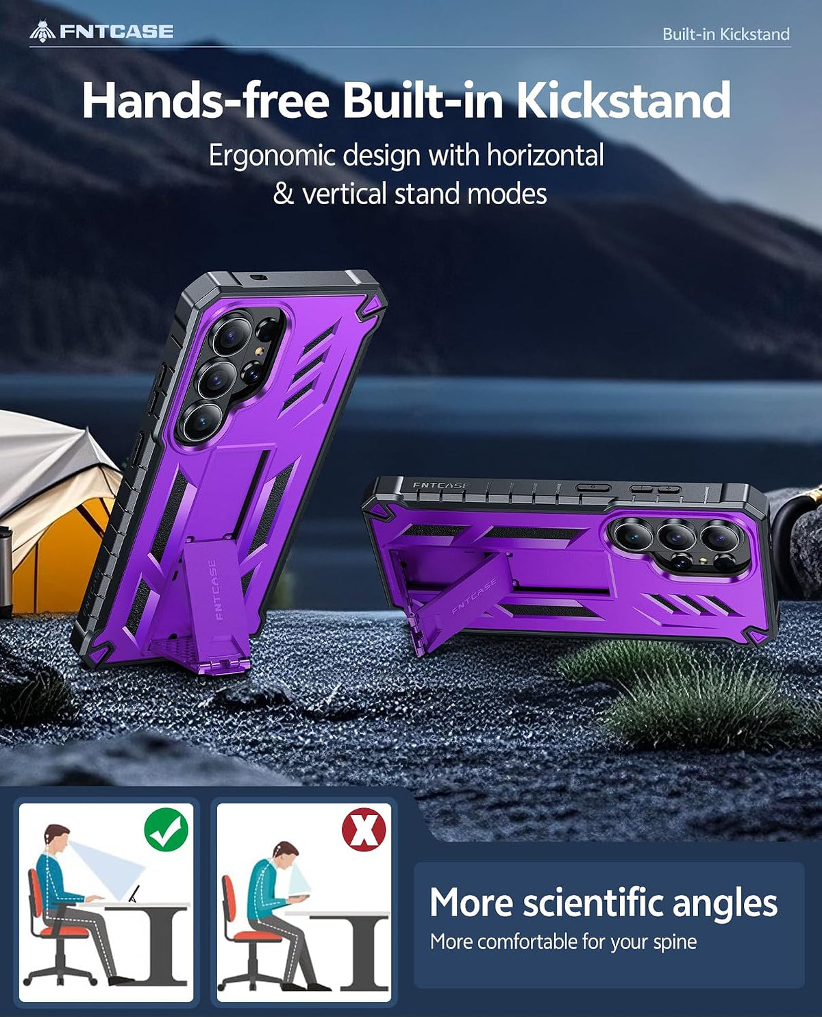 FNTCASE for Google Pixel 11 Pro XL Case with Built-in Screen Protector